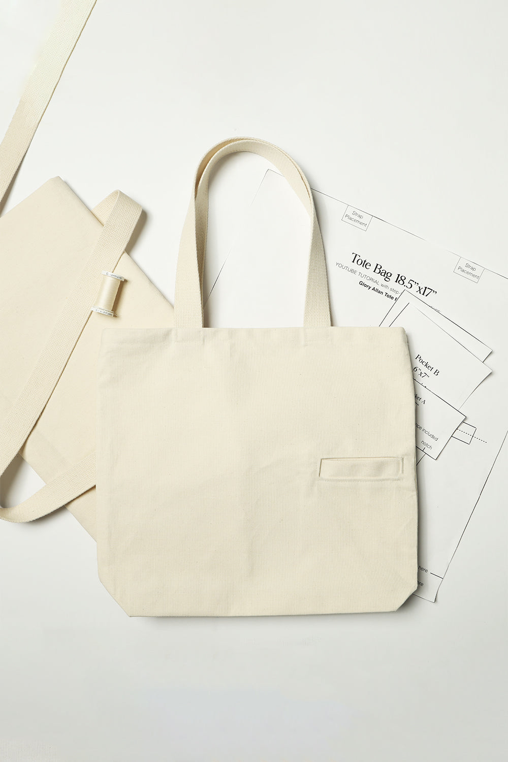 Tote Bag Diy Kit Change Branded Paper Bag To a Real Bag