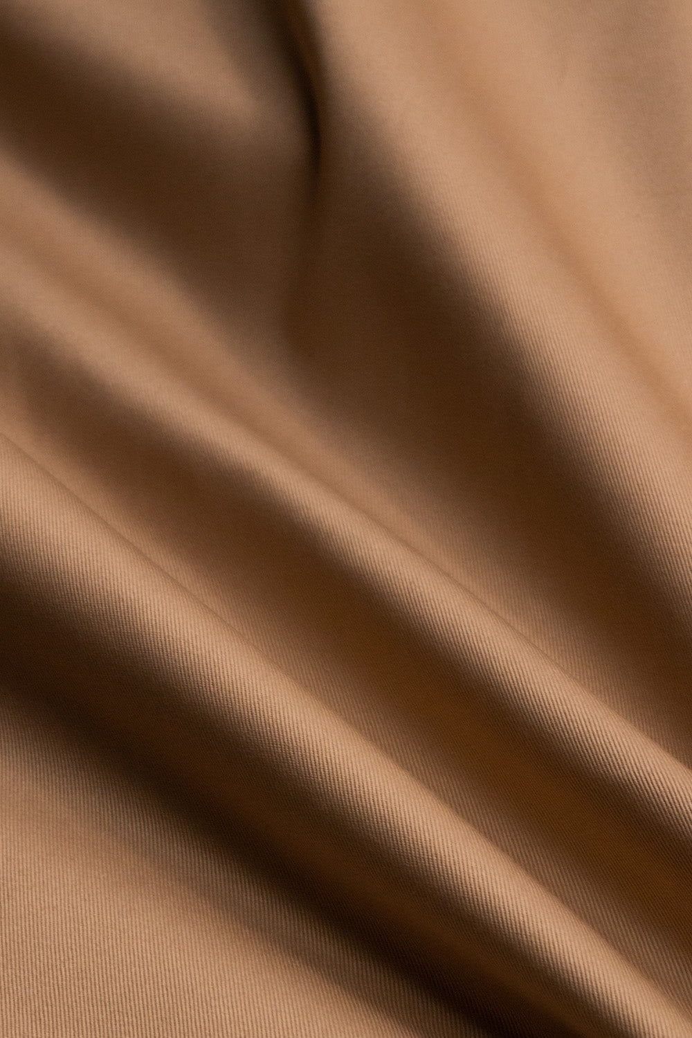 Poly cotton blend fabric in chocolate milk color - a durable and versatile choice for sewing kits and crafting