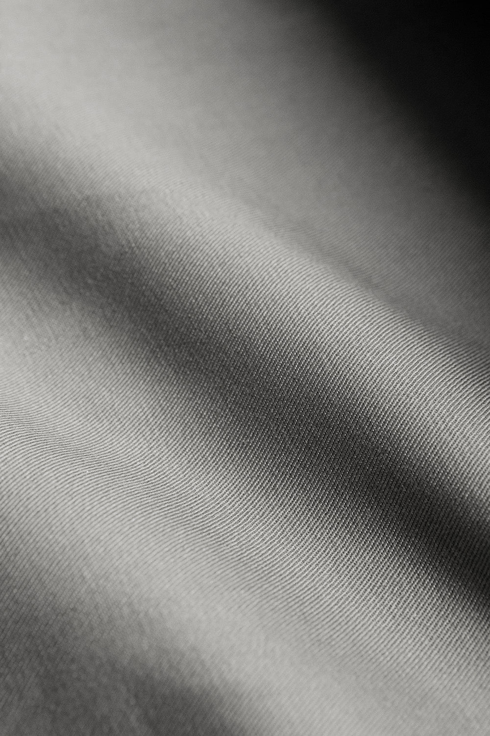 Poly cotton blend fabric in dove grey color - a durable and versatile choice for sewing kits and crafting