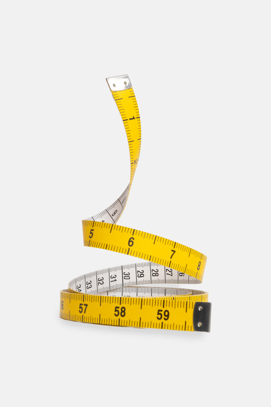 Our 60" polyurethane leather measuring tape is an essential tool for all sewists.